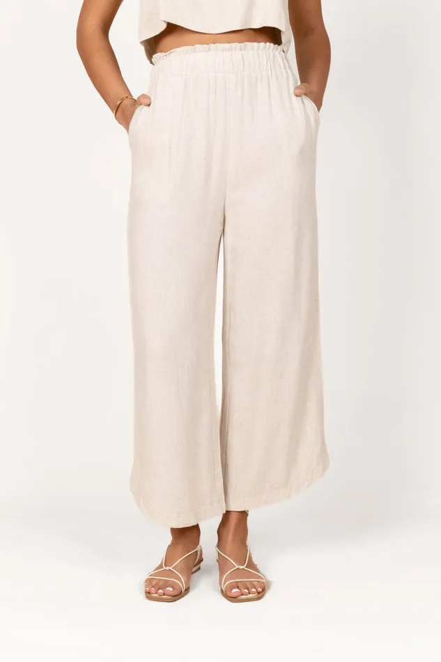 Women petalandpup Eleanor High Waisted Pants 8211 Beige Beige Pants