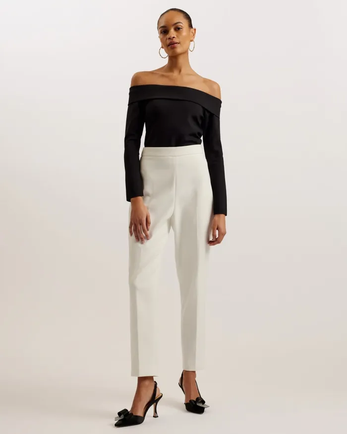 Women PHOLLYY 8211 Off The Shoulder Long Sleeve Top Black Ted Baker Tops and Blouses Women PHOLLYY 8211 Off The Shoulder Long Sleeve Top Black Ted Baker Tops and Blouses