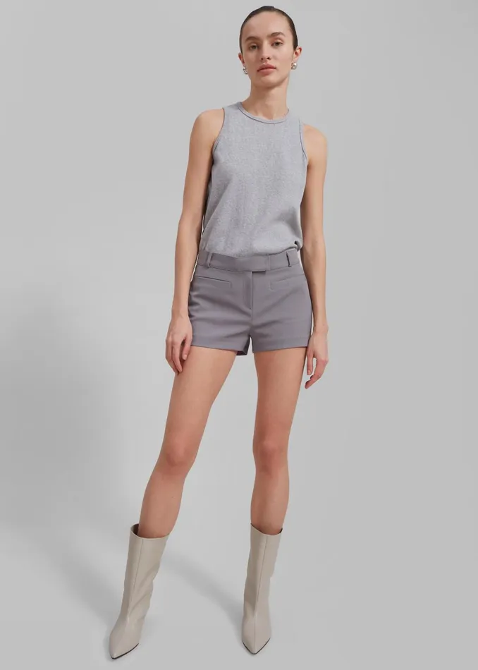 Women Pia Hot Pants 8211 Grey The Frankie Shop Bottoms