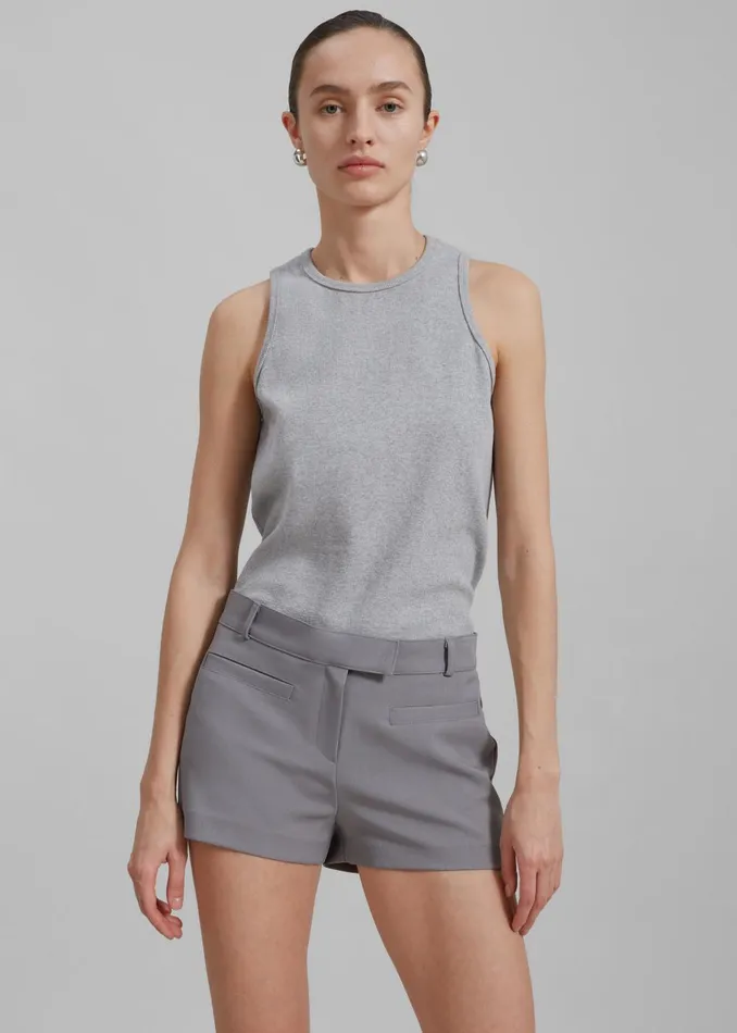 Women Pia Hot Pants 8211 Grey The Frankie Shop Bottoms