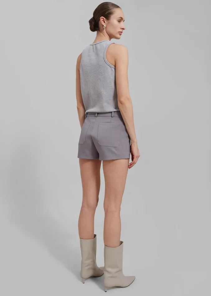 Women Pia Hot Pants 8211 Grey The Frankie Shop Bottoms