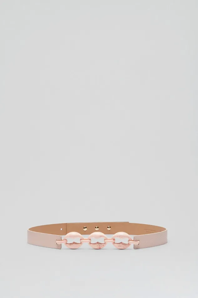 Women RESIN CHUNKY TRIM BELT 25 CHALKPINK Belts Scanlan Theodore