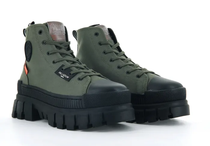 Women REVOLT HI TX Olive Night PALLADIUM Boots Women REVOLT HI TX Olive Night PALLADIUM Boots