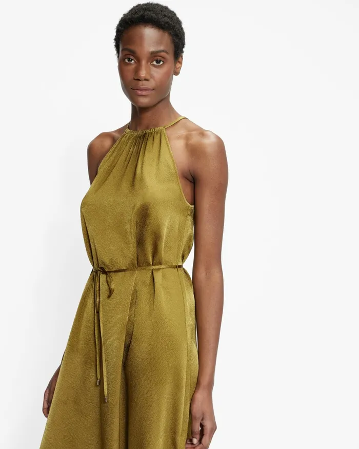 Women ROXIEYY 8211 Halterneck Midaxi Dress Khaki Ted Baker Dresses Women ROXIEYY 8211 Halterneck Midaxi Dress Khaki Ted Baker Dresses