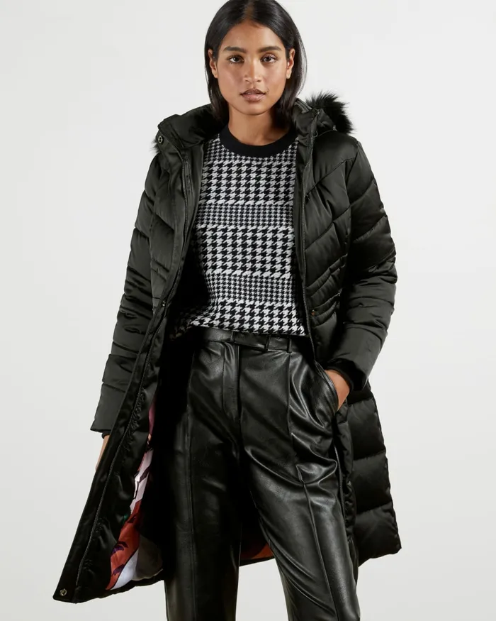 Women SAMIRA 8211 Long Padded Coat Black Ted Baker Coats and Jackets Women SAMIRA 8211 Long Padded Coat Black Ted Baker Coats and Jackets