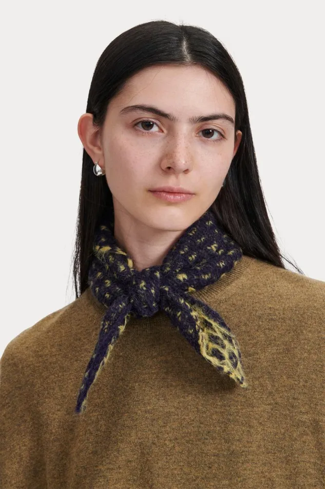 Women Scarves Hats Rachel Comey Vetta Scarf Lavender Multi Women Scarves Hats Rachel Comey Vetta Scarf Lavender Multi