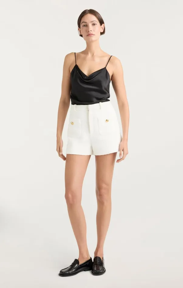 Women Shorts Cinq Sept Auden Short White