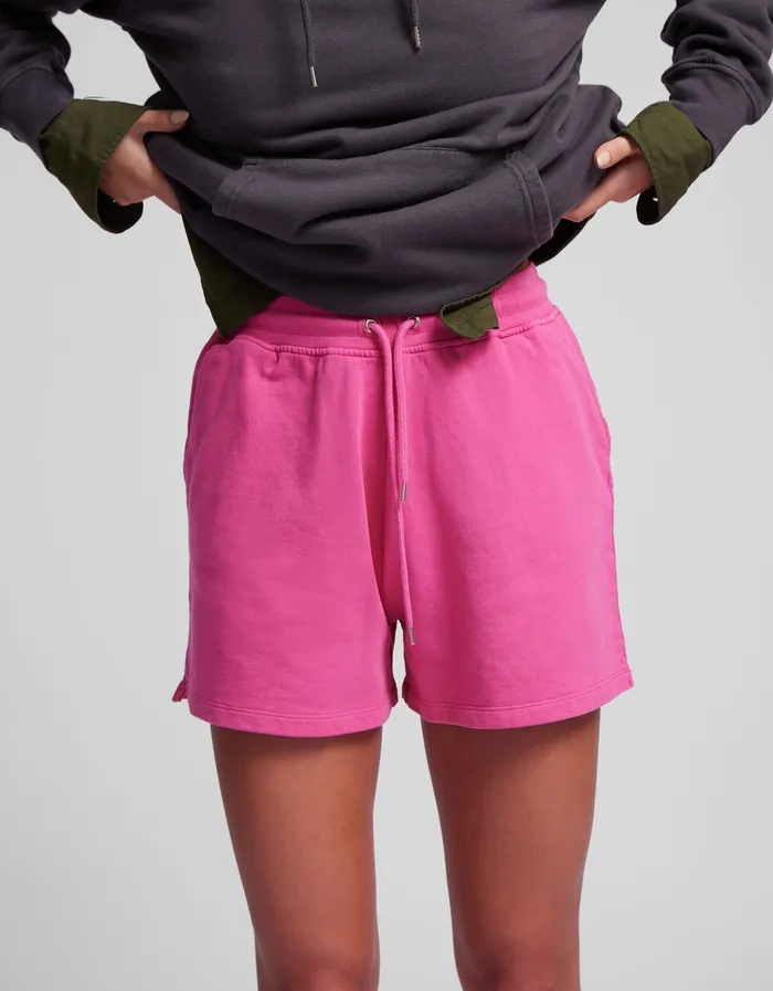 Women Shorts Colorfulstandard Women Organic Sweatshorts 8211 Bubblegum Pink