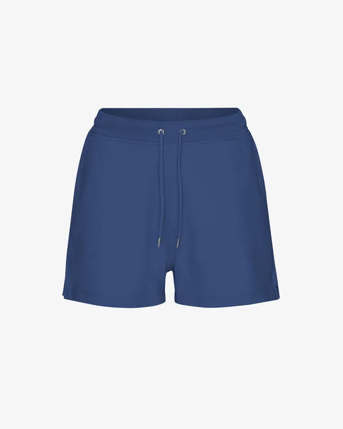 Women Shorts Colorfulstandard Women Organic Sweatshorts 8211 Marine Blue