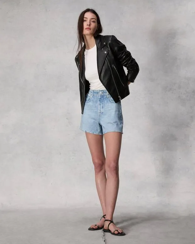 Women Shorts Rag and Bone Miramar Terry Walking Short Cotton Terry Kacy