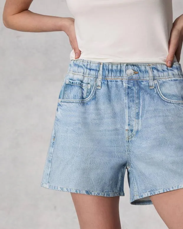 Women Shorts Rag and Bone Miramar Terry Walking Short Cotton Terry Kacy
