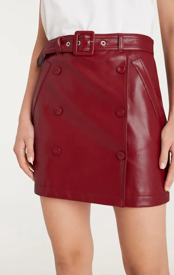 Women Skirts Cinq Sept Quin Skirt Rhubarb