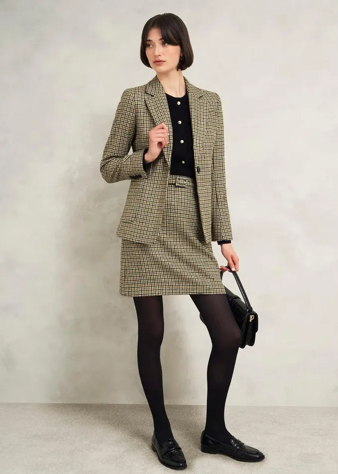Women Skirts Hobbs Lilla Skirt Brown Multi
