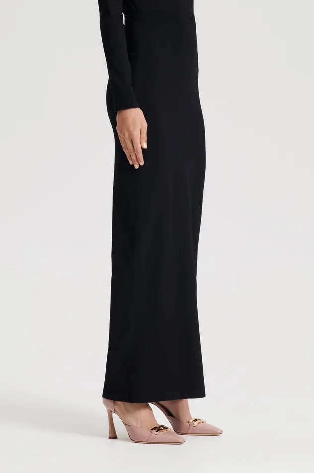 Women Skirts Scanlan Theodore MICRO KNIT SKIRT BLACK