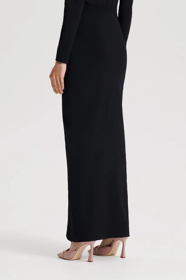 Women Skirts Scanlan Theodore MICRO KNIT SKIRT BLACK