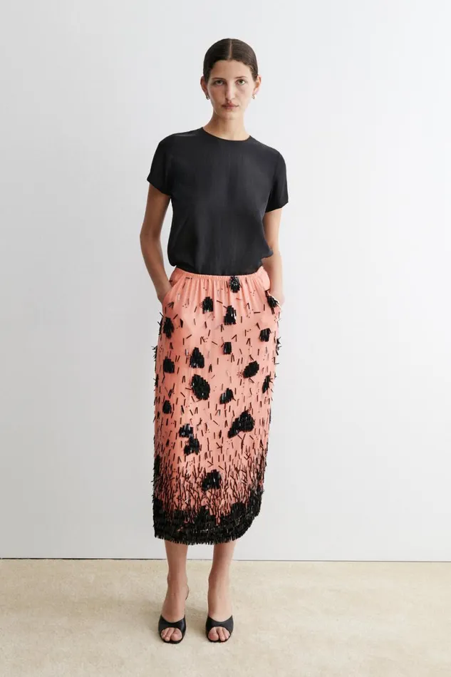 Women Skirts Shorts Rachel Comey Vela Skirt Coralblack