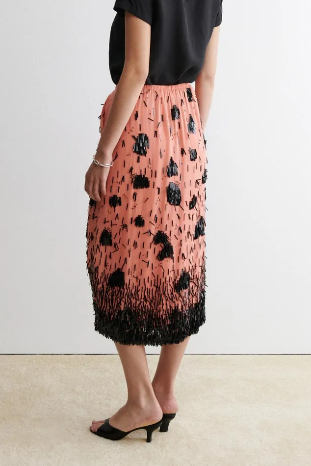 Women Skirts Shorts Rachel Comey Vela Skirt Coralblack Women Skirts Shorts Rachel Comey Vela Skirt Coralblack