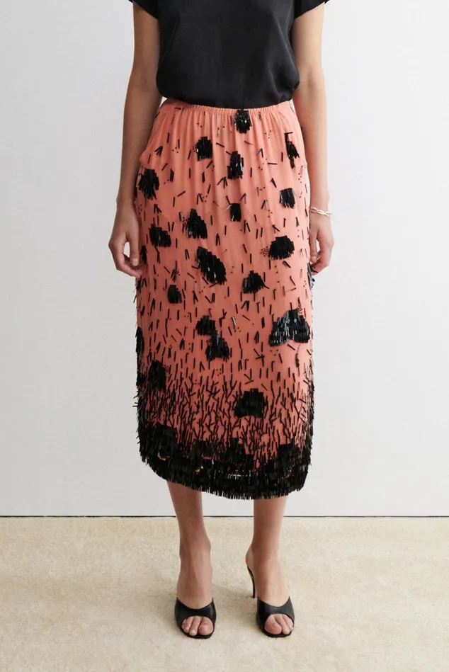 Women Skirts Shorts Rachel Comey Vela Skirt Coralblack Women Skirts Shorts Rachel Comey Vela Skirt Coralblack