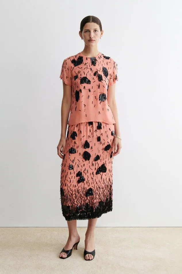 Women Skirts Shorts Rachel Comey Vela Skirt Coralblack Women Skirts Shorts Rachel Comey Vela Skirt Coralblack