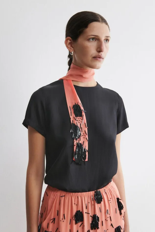 Women Skirts Shorts Rachel Comey Vela Skirt Coralblack Women Skirts Shorts Rachel Comey Vela Skirt Coralblack