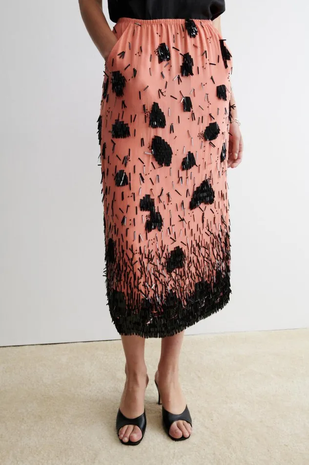 Women Skirts Shorts Rachel Comey Vela Skirt Coralblack Women Skirts Shorts Rachel Comey Vela Skirt Coralblack