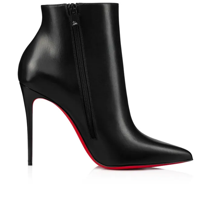 Women So Kate Booty 100 Mm Low Boots 8211 Calf Leather 8211 Black Christian Louboutin Boots