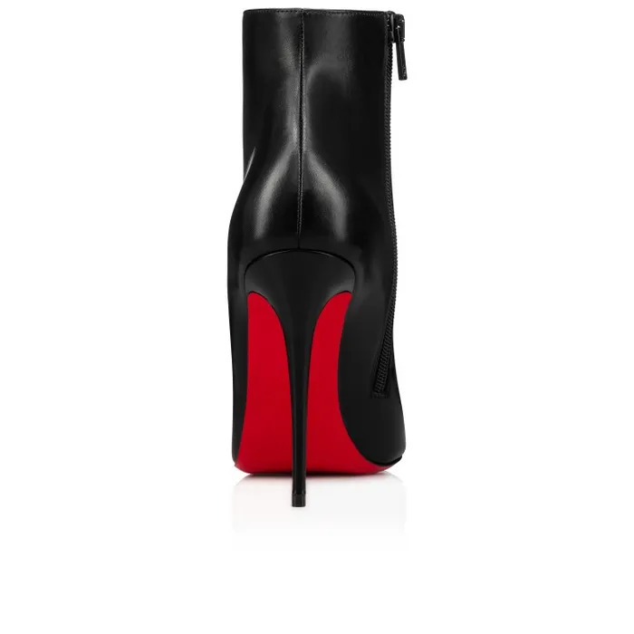 Women So Kate Booty 100 Mm Low Boots 8211 Calf Leather 8211 Black Christian Louboutin Boots
