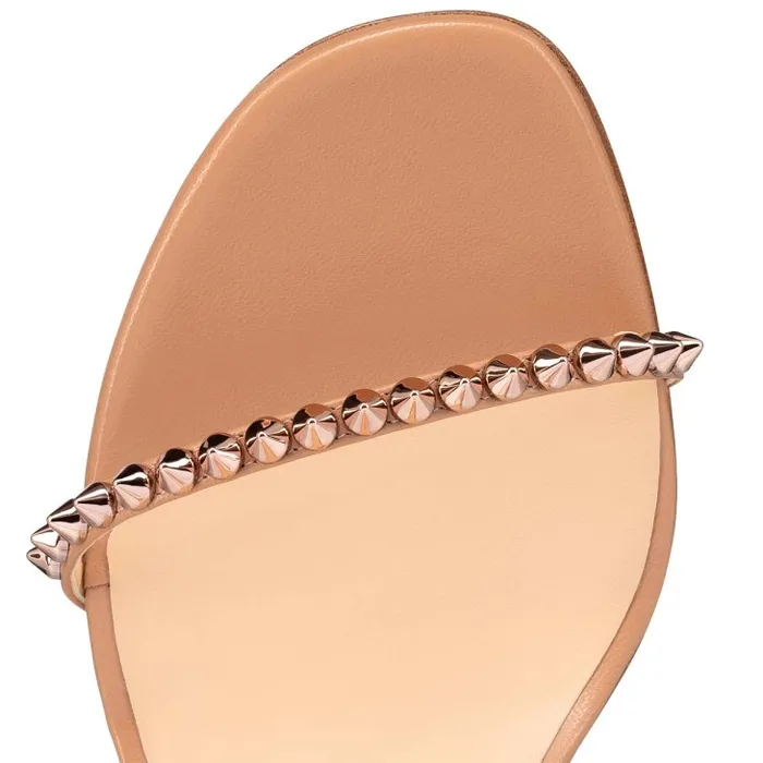Women So Me 100 Mm Sandals 8211 Leather 8211 Blush Christian Louboutin Sandals and Slides