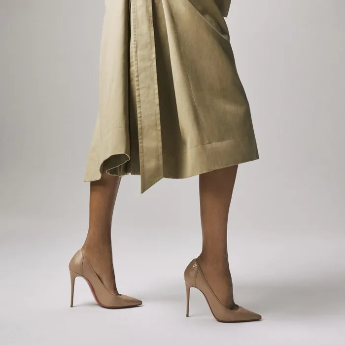 Women Sporty Kate 100 Mm Pumps 8211 Nappa Leather 8211 Blush Christian Louboutin Pumps