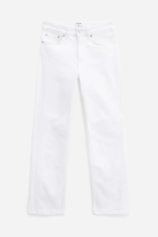 Women Stella Cropped White Wash Washed White Filippa K Jeans