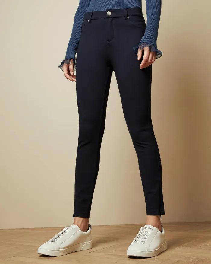 Women STRENTI 8211 Skinny Zip Cuff Ponti Jeggings Dark Blue Ted Baker Trousers and Shorts Women STRENTI 8211 Skinny Zip Cuff Ponti Jeggings Dark Blue Ted Baker Trousers and Shorts