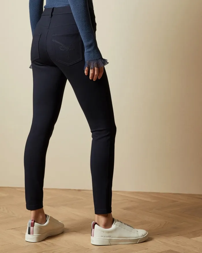 Women STRENTI 8211 Skinny Zip Cuff Ponti Jeggings Dark Blue Ted Baker Trousers and Shorts Women STRENTI 8211 Skinny Zip Cuff Ponti Jeggings Dark Blue Ted Baker Trousers and Shorts