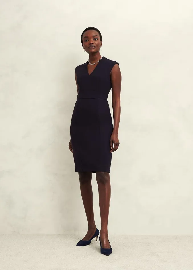 Women Suits and CoOrds Hobbs Petite Aly Dress Navy