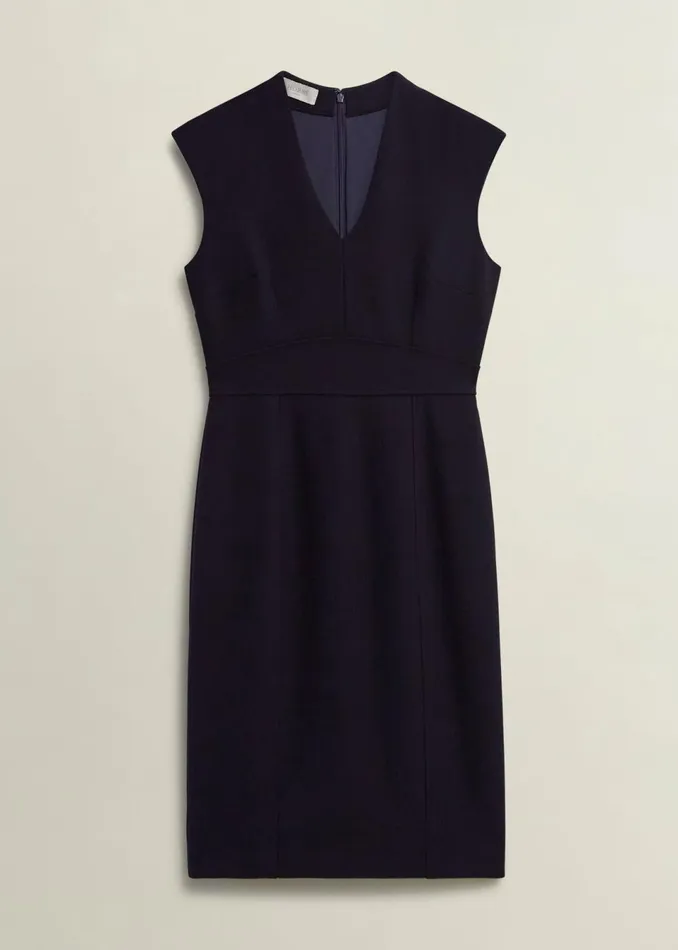 Women Suits and CoOrds Hobbs Petite Aly Dress Navy