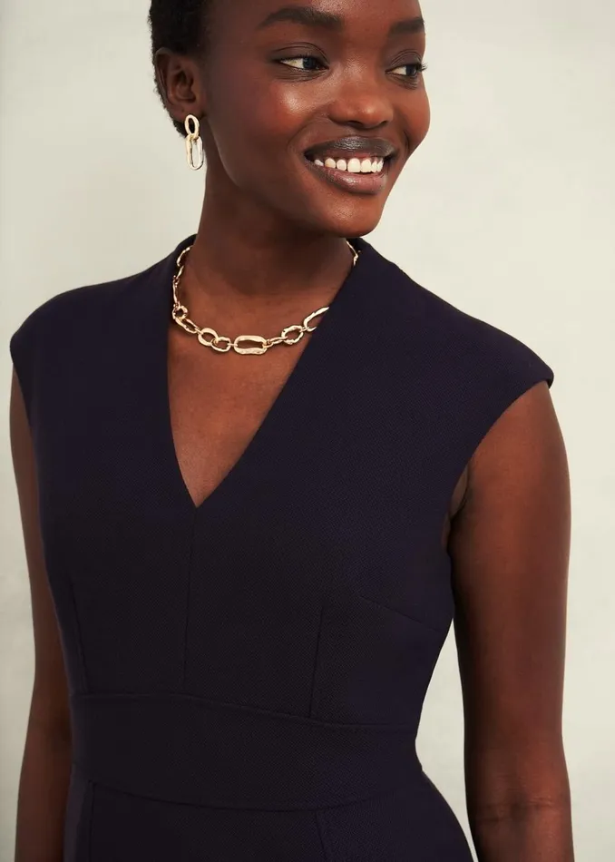 Women Suits and CoOrds Hobbs Petite Aly Dress Navy