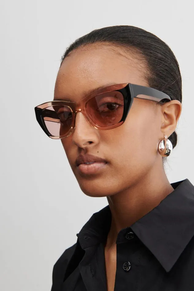 Women Sunglasses Rachel Comey Ayres Sunglasses Blackclear Pink Women Sunglasses Rachel Comey Ayres Sunglasses Blackclear Pink