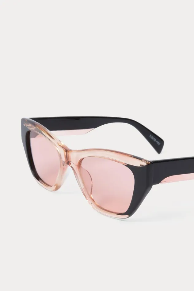 Women Sunglasses Rachel Comey Ayres Sunglasses Blackclear Pink Women Sunglasses Rachel Comey Ayres Sunglasses Blackclear Pink