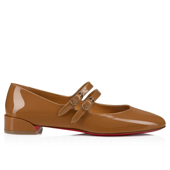 Women Sweet Jane Ballerinas 8211 Patent Leather 8211 Nude 4 Christian Louboutin Flats and Loafers