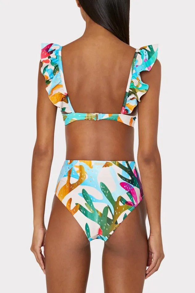 Women Swim and Coverups Milly Under The Sea Tie Bikini Bottom Rainbow Multi