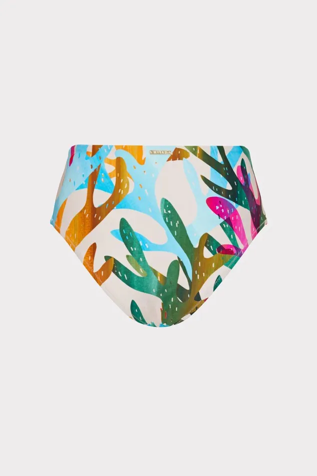 Women Swim and Coverups Milly Under The Sea Tie Bikini Bottom Rainbow Multi