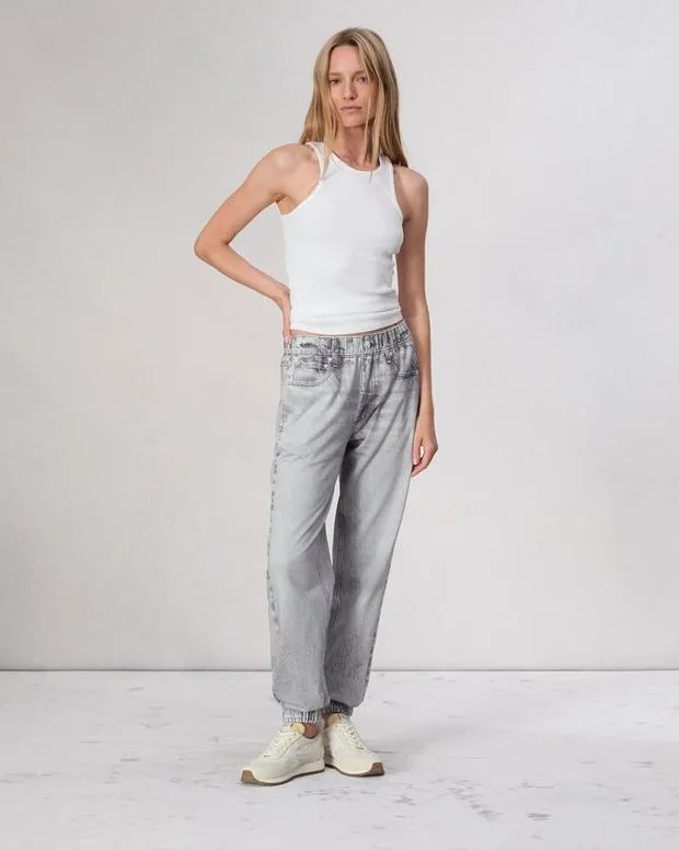 Women TShirts Rag and Bone The Essential Rib Tank White