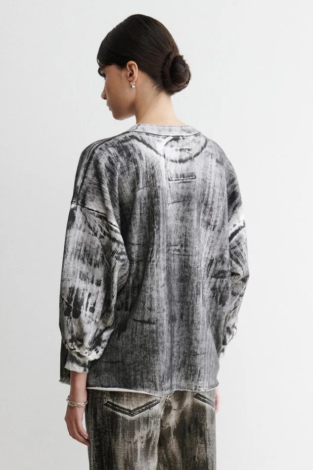 Women Tshirts Sweatshirts Rachel Comey Fond Sweatshirt Black Brushed Women Tshirts Sweatshirts Rachel Comey Fond Sweatshirt Black Brushed
