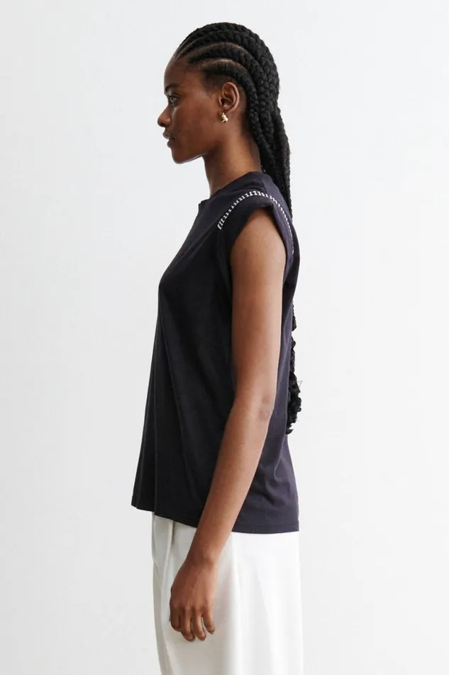 Women Tshirts Sweatshirts Rachel Comey Miles Tee Black