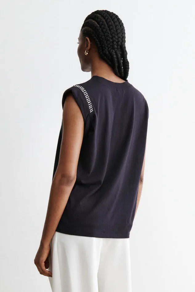Women Tshirts Sweatshirts Rachel Comey Miles Tee Black