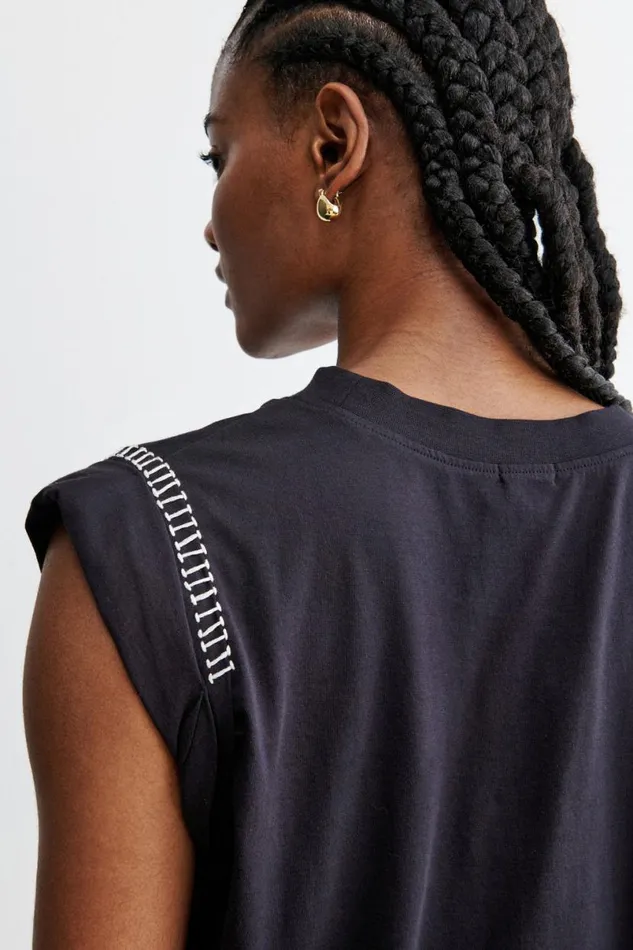 Women Tshirts Sweatshirts Rachel Comey Miles Tee Black