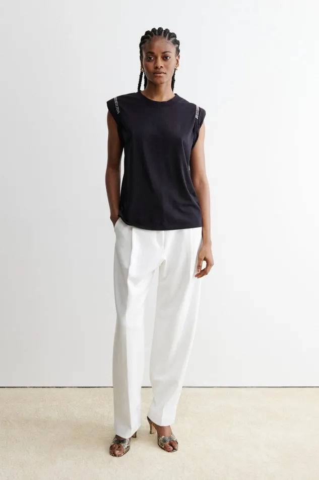 Women Tshirts Sweatshirts Rachel Comey Miles Tee Black