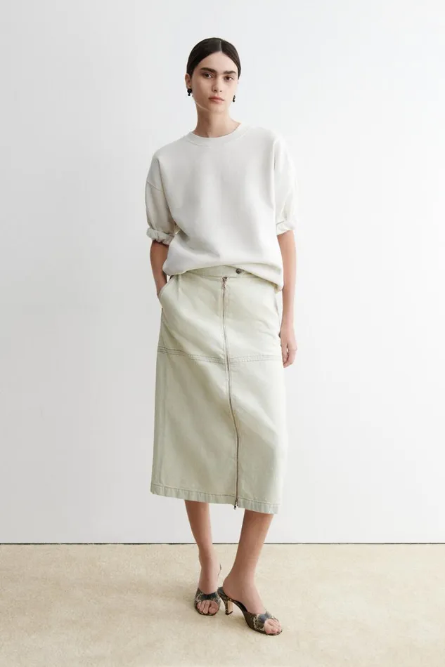Women Tshirts Sweatshirts Rachel Comey Stanza Sweatshirt Dirty White