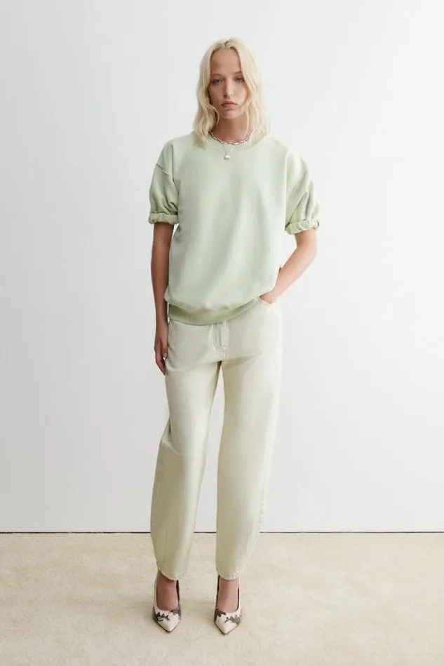 Women Tshirts Sweatshirts Rachel Comey Stanza Sweatshirt Dirty White