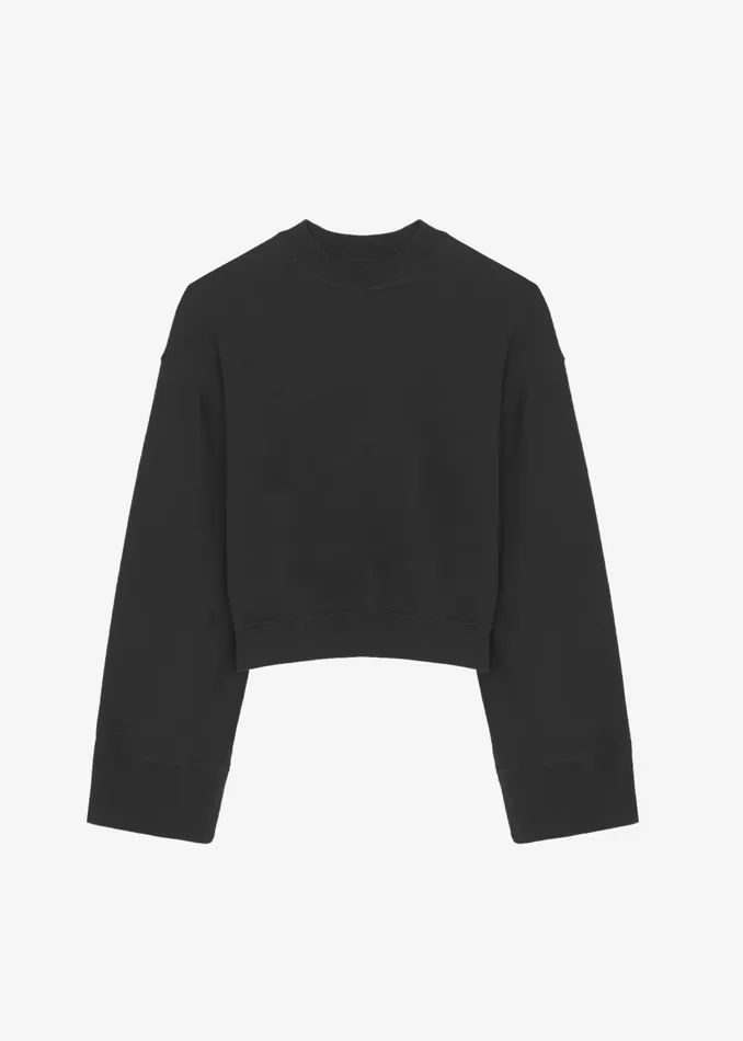 Women Talia Sweatshirt 8211 Black The Frankie Shop Tops