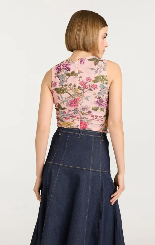 Women Tank Tops and Camisoles Cinq Sept Dasha Top Soft Pink Multi